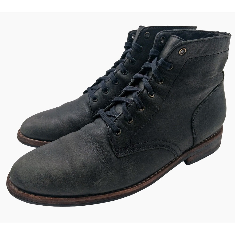 Thursday Boot Co President Boots Mens Size 10.5 Black Leather Combat Ankle
